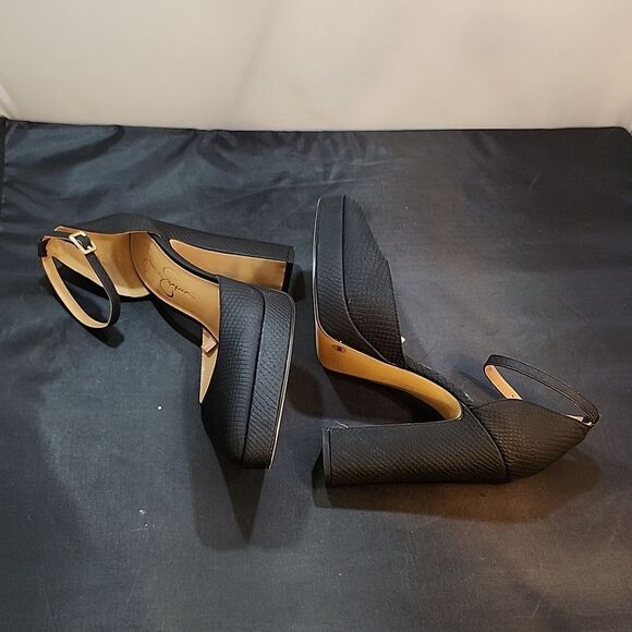 BRAND NEW JESSICA SIMPSON TEVEER CROCODILE STILETTOS SANDAL S2 - Picture 11 of 16